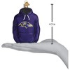 Old World Christmas Blown Glass Ornament for Christmas Tree, Baltimore Ravens Hoodie - 3 of 3