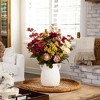 Nearly Natural 25-in Mixed Flower Arrangement in Ceramic Vase - 4 of 4