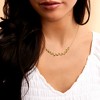 Pure Collection by Ross-Simons 0.80 ct. t.w. Chrome Diopside and .40 ct. t.w. Peridot Leaf Necklace in 18kt Gold Vermeil Size 16 - 2 of 4