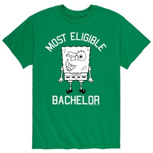 Men's - SpongeBob SquarePants - Most Eligible Bachelor Short Sleeve Graphic T-Shirt - 1 of 4