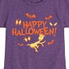 Girls' - Dr. Seuss - Happy Halloween Eyes Fitted Short Sleeve Graphic T-Shirt - 2 of 4