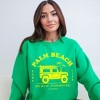 Simply Sage Market Women's Graphic Sweatshirt Palm Beach Truck - 2 of 3