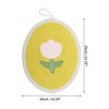 Unique Bargains Cat Scratch Pad with Flower Pattern for Indoor Outdoor Yellow - 3 of 4