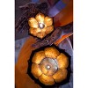 Slickblue Gold Leafed Metal Lotus Candle Bowl - Large Decorative Candle Holder - 2 of 3