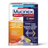 Mucinex Max Strength Sinus Medicine - Day & Night - Tablets - 20ct