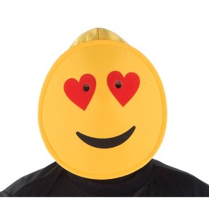 Dress Up America Smiling Hearts Emoji Mask - 1 of 2