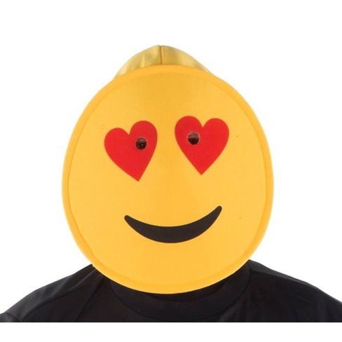 Dress Up America Smiling Hearts Emoji Mask - image 1 of 2