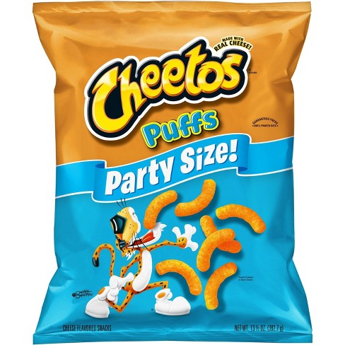 Cheetos FLAMIN HOT PUFFS Cheese Flavored Snacks Chips 8oz (3 Bags