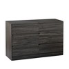 TIRAMISUBEST 6-Drawer Dresser - Mid Century Modern Storage Cabinet for Dining Room, Buffet Server with Soft-Close Drawers, Dark Gray - 4 of 4