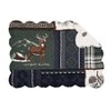 C&F Home 13" x 19" Greenstone Pines Cotton Placemats, Set of 6 - Bear & Moose Lodge - 2 of 4
