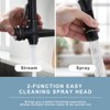 WOWOW Single-Handle Pull Down Kitchen Faucet with Soap Dispenser in Matte Black - 4 of 4