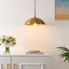 Jorden 14" Pendant - PND4157 - Brass/Black - Safavieh - 4 of 4
