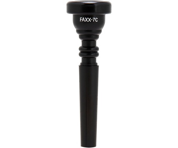 Faxx Plastic Trumpet Mouthpieces Black 5C