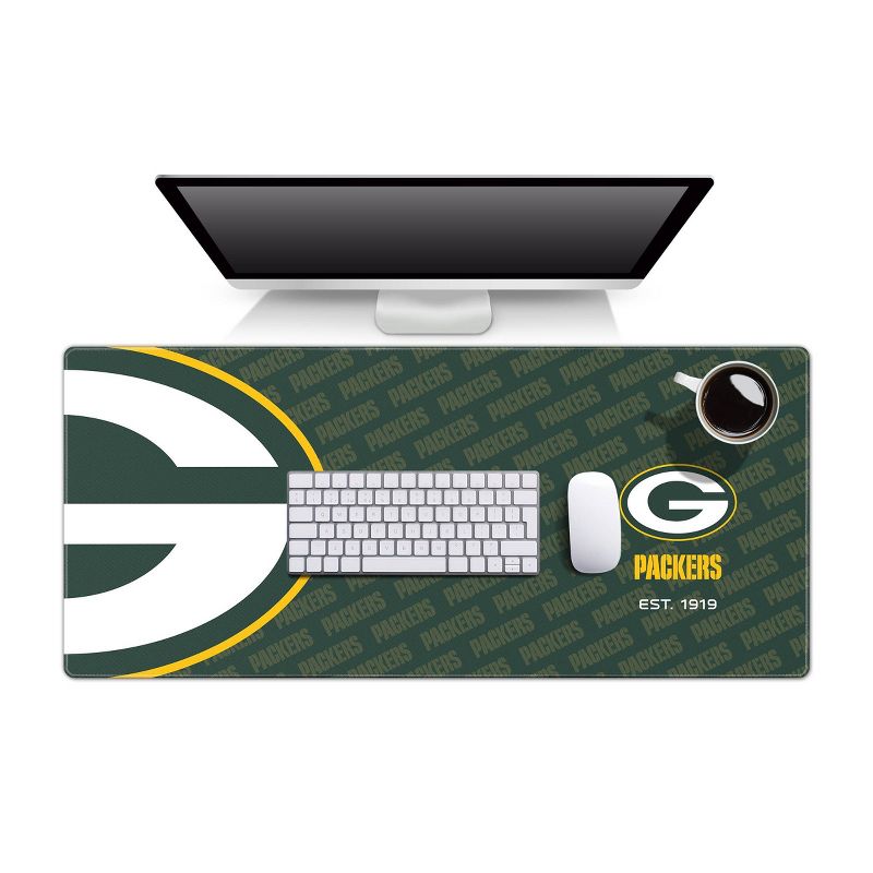 NFL Green Bay Packers Logo Series Desk Pad, 1 of 3