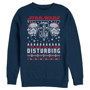 Men's Star Wars Lack of Cheer Ugly Christmas Sweater Sweatshirt - 1 of 4