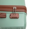 NAYSAYE Luggage 5 Piece Set with Travel Bag and Toiletry Bag TSA Lock Spinner Wheels for Travel, Green, 18.7"*11.22"*29.13" - 3 of 4