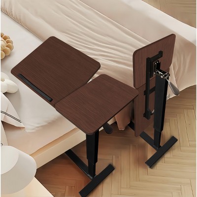 NicBex 32" Sit Stand Desk Converter Height Adjustable Riser with Dual Monitor & Laptop Stand, Wide Keyboard Tray