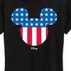 Women's - Disney - Mickey Silhouette American Flag Short Sleeve Graphic T-Shirt - 2 of 4