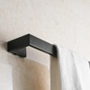 Bathroom Towel Bar, 24 Inch Towel Racks for Bathroom Wall Mounted, Heavy Duty Hand Towel Holder Organizer, Modern Home Towel Rod, Matte Black - 3 of 4