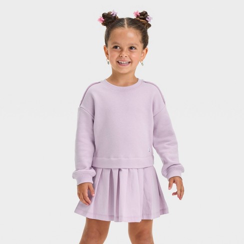 Girls fashion sweatshirt dress