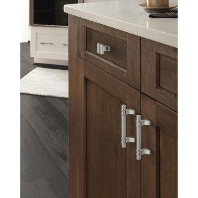 Davenport 4.5" Brushed Nickel Modern Cabinet Bar Pull