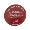Lolita Glassware 9.0 Inch Pour, Drink & Be Merry , Hand Painted Wine Glass (1PC) - 3 of 3