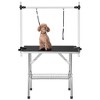36" Professional Dog Pet Grooming Table Adjustable Heavy Duty Portable w/Arm & Noose & Mesh Tray - 3 of 4