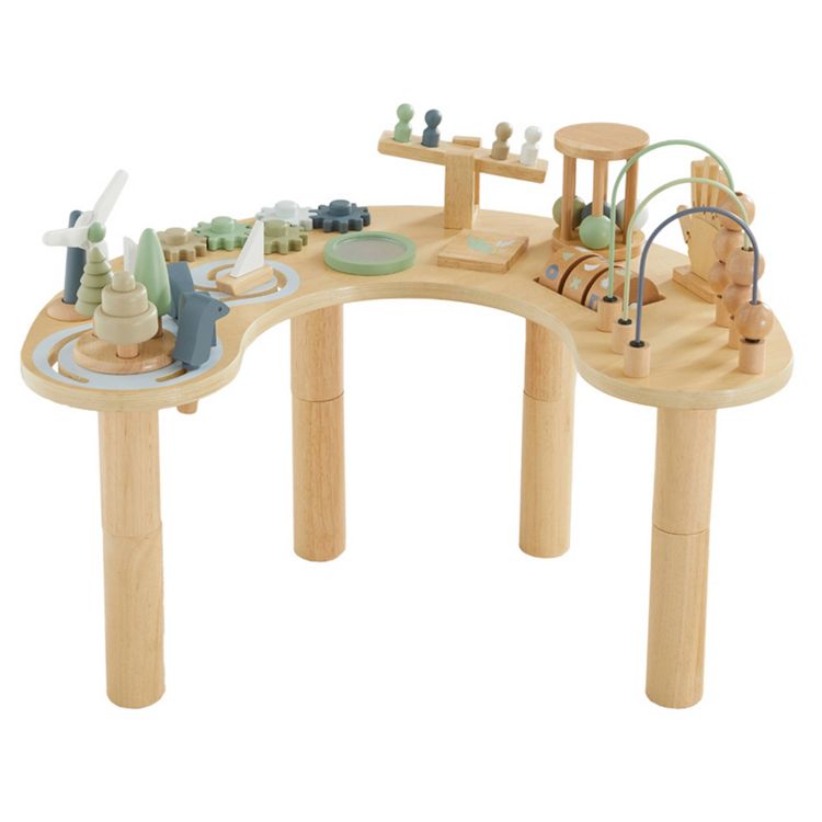 Wonder &#38; Wise Wooden Hi-Lo Activity Table, 1 of 6