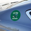 Tulane University Green Wave Automotive Car Refrigerator Locker Vinyl Circle Magnet - 3 of 4