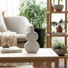 Sagebrook Home Stacked Circle Ceramic Vase - Contemporary Creative Abstract Vase for Home or Office Decorative - 3 of 4