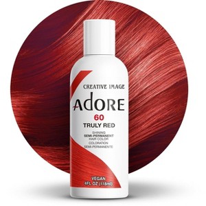 Creative Image Adore Semi-Permanent Hair Color - 60 TRULY RED - Haircolor Dye - 1 of 4