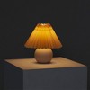 Brightech Serena Mid-Century (Includes LED Light Bulb) Round Table Lamp Beige Ceramic: Matte Finish, UL Listed - 2 of 4