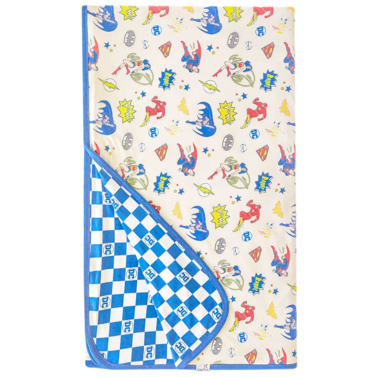 Premium Three-Layer Kids' Jumbo Quilt Justice League