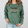 Simply Sage Market Women's Graphic Sweatshirt Thankful Grateful Blessed Plaid - 2 of 4