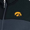 NCAA Iowa Hawkeyes Gray Fleece Full Zip Jacket - image 3 of 3