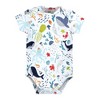 Touched by Nature Organic Cotton Bodysuits, Sea Critters - image 4 of 4