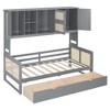 KIGFTSOD Wooden Daybed With 2 Drawers, and All-in-One Cabinet and Shelf - 4 of 4