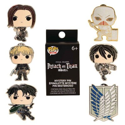 FUNKO Pop! 6-Piece Blind Pin Set: Attack on Titan S4 Characters