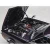 1973 Toyota Celica Liftback 2000GT (RA25) RHD (Right Hand Drive) Dark Purple Metallic 1/18 Model Car by Autoart - 3 of 4