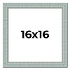 PosterPalooza | Square Refined Blue Picture Frame - UV Acrylic, Foam Board Backing, Hanging Hardware - 2 of 4