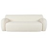 XIYUYEU 81.5" Minimalist Compression Sofa, 3-Seater Sofa Couch with Arc-shaped Armrests, Curved Design, for Living Room, Bedroom, and Apartment - 3 of 4