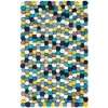 Unique Loom Felt Ball Collection Area Rug - Cloud - 2 of 4