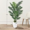 Artificial Tree in Pot with Realistic Leaves & Natural Wood Trunk 5FT/6FT/7FT/8FT - 2 of 4