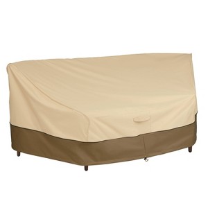 Classic Accessories Veranda Water-Resistant 46" Patio Curved Sofa Sectional Cover: Durable Outdoor Protection - 1 of 4
