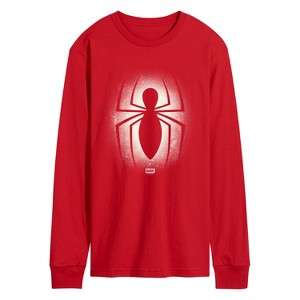 Men's - Marvel - Spider-Man Spray Paint Logo Long Sleeve Graphic T-Shirt - 1 of 2