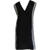 HAPPY BAY Women's Summer Vacation Beachwear Swim Suit Beach Loose Dress Bathing Suit Cover-up Mini Beach Dress Medium-Large Black Solid - 4 of 4