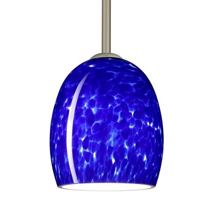 Besa Lighting Lucia 1 - Light Pendant in  Satin Nickel