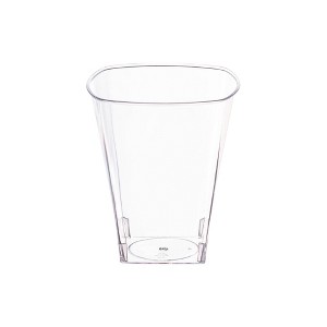 Smarty Had A Party 2 oz. Clear Square Plastic Shot Glasses - 960 pcs - 1 of 4