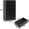 SUGIFT 5 Drawer Dresser  for Bedroom Modern Wood Chest of Drawers - 2 of 4