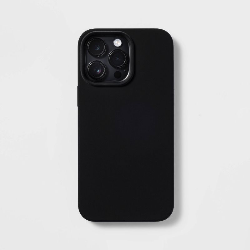 Apple iPhone 14 Pro Max Magnetic Case - heyday&#8482; Black Silicone, 3 of 5